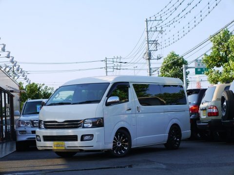 H20年式　ハイエース　ワゴンGL　二の字ベッド付　車中泊にも最適♪